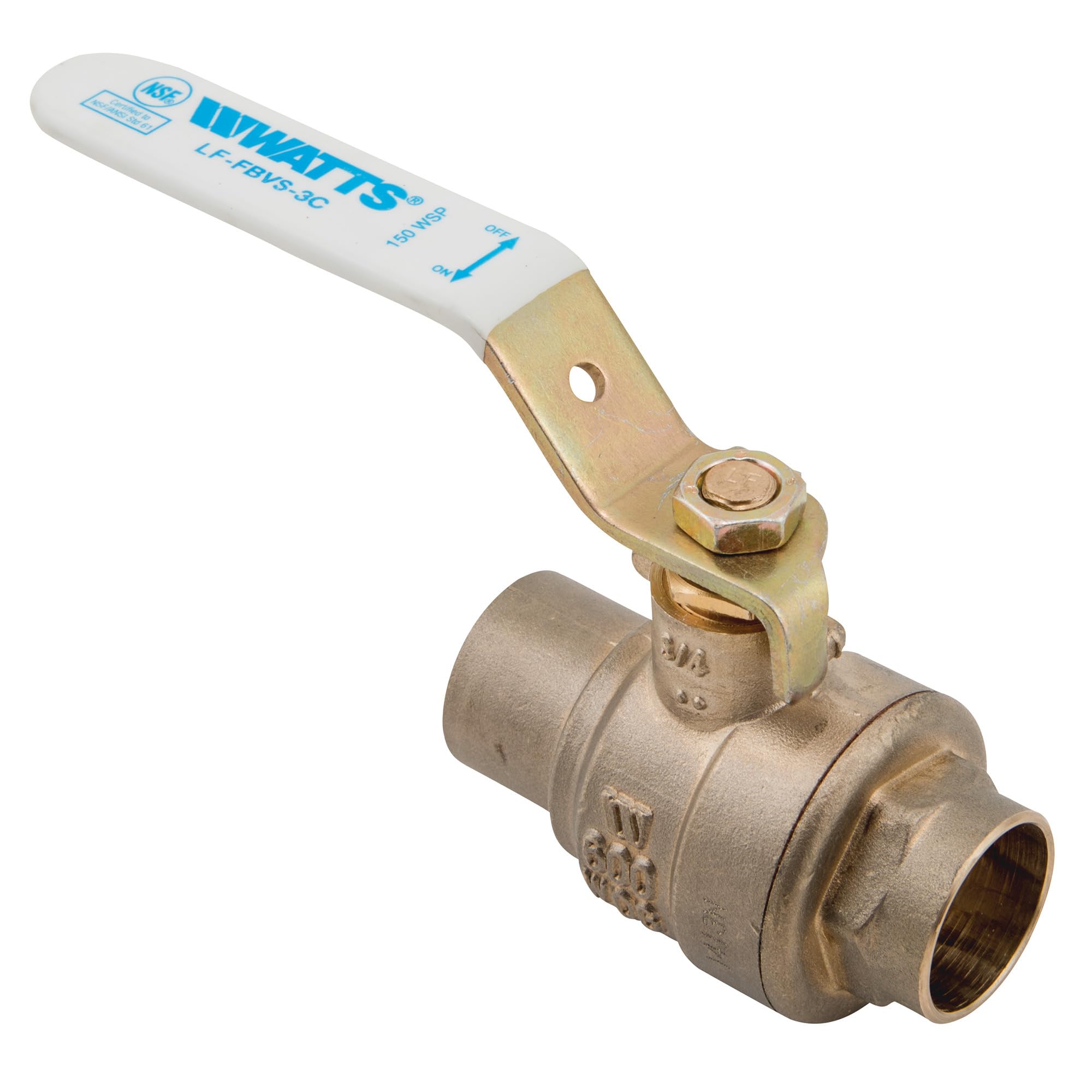 Watts 88005702 Sweat Full Port Ball Valve, Brass: Amazon.com